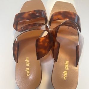 Gult Gaia Brown Tortoise Sandals